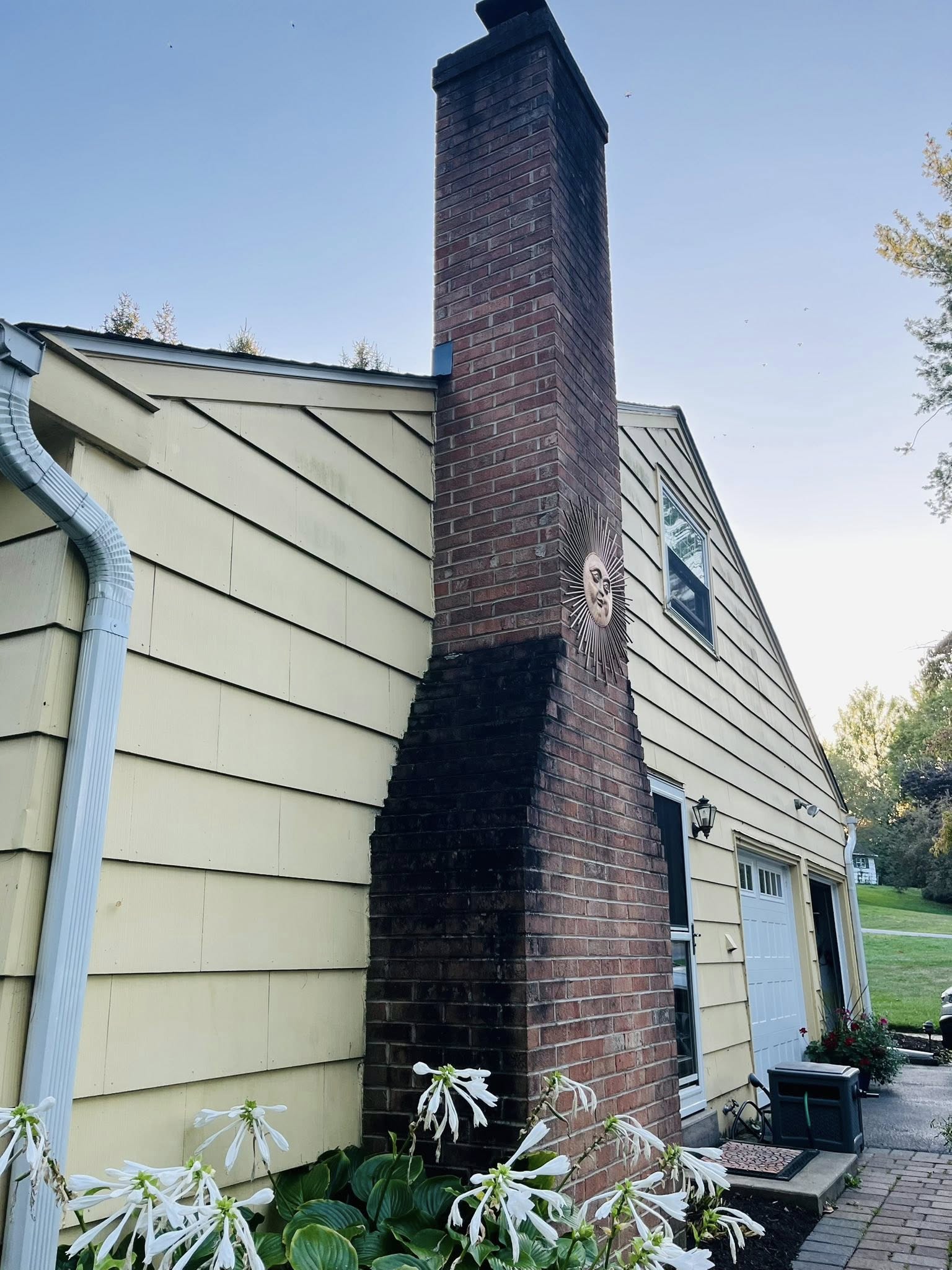 chimney before